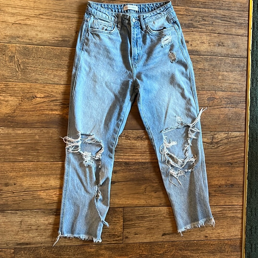 Flying Monkey Distressed Denim Jeans